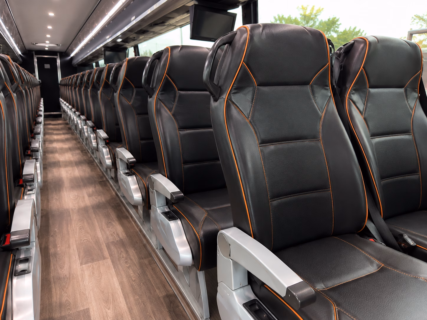 fort smith charter bus inside